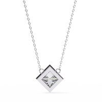 Solstice Bezel Princess Pendant - Ophiratbf
