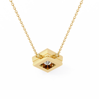 Solstice Bezel Princess Pendant - Ophiratbf