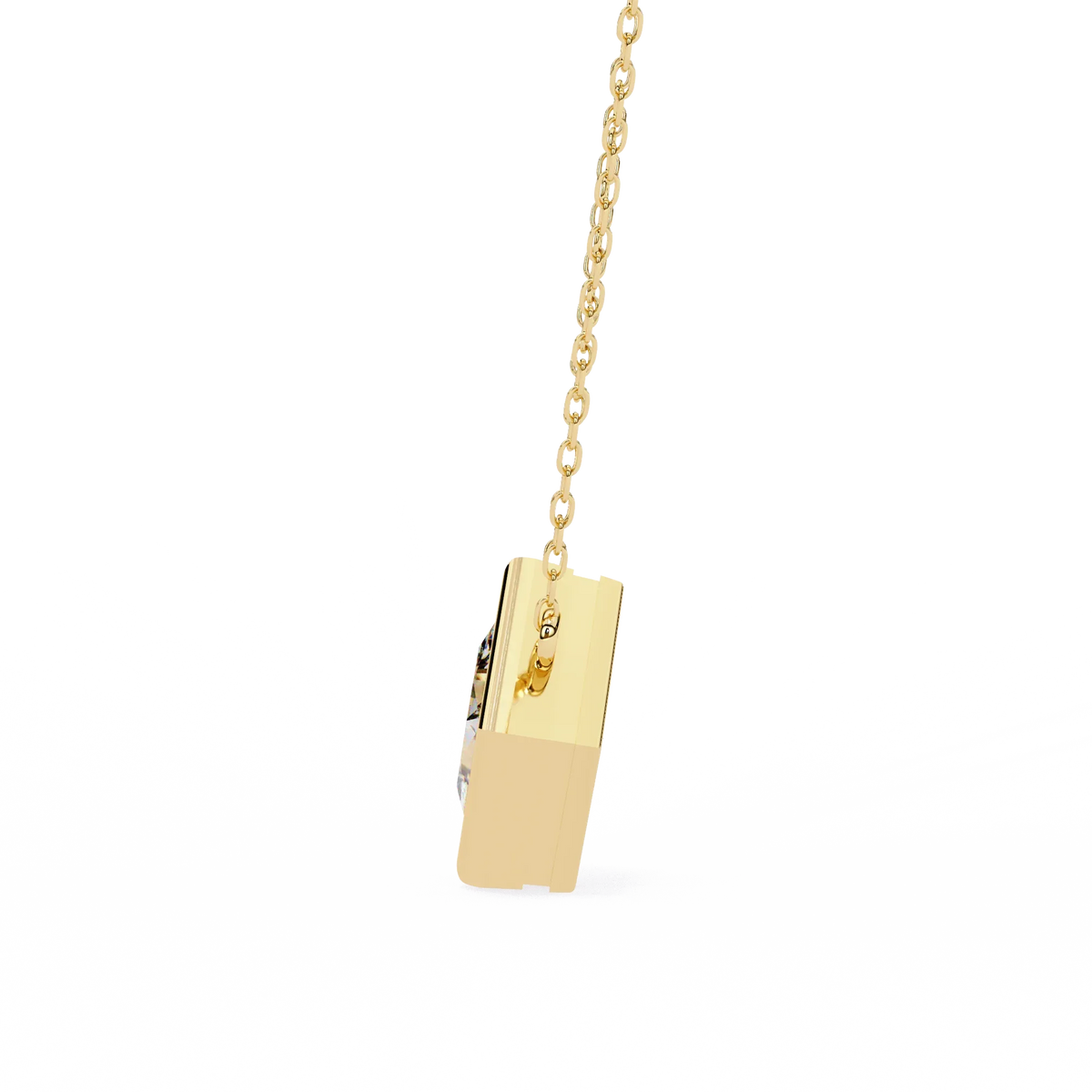 Solstice Bezel Princess Pendant - Ophiratbf