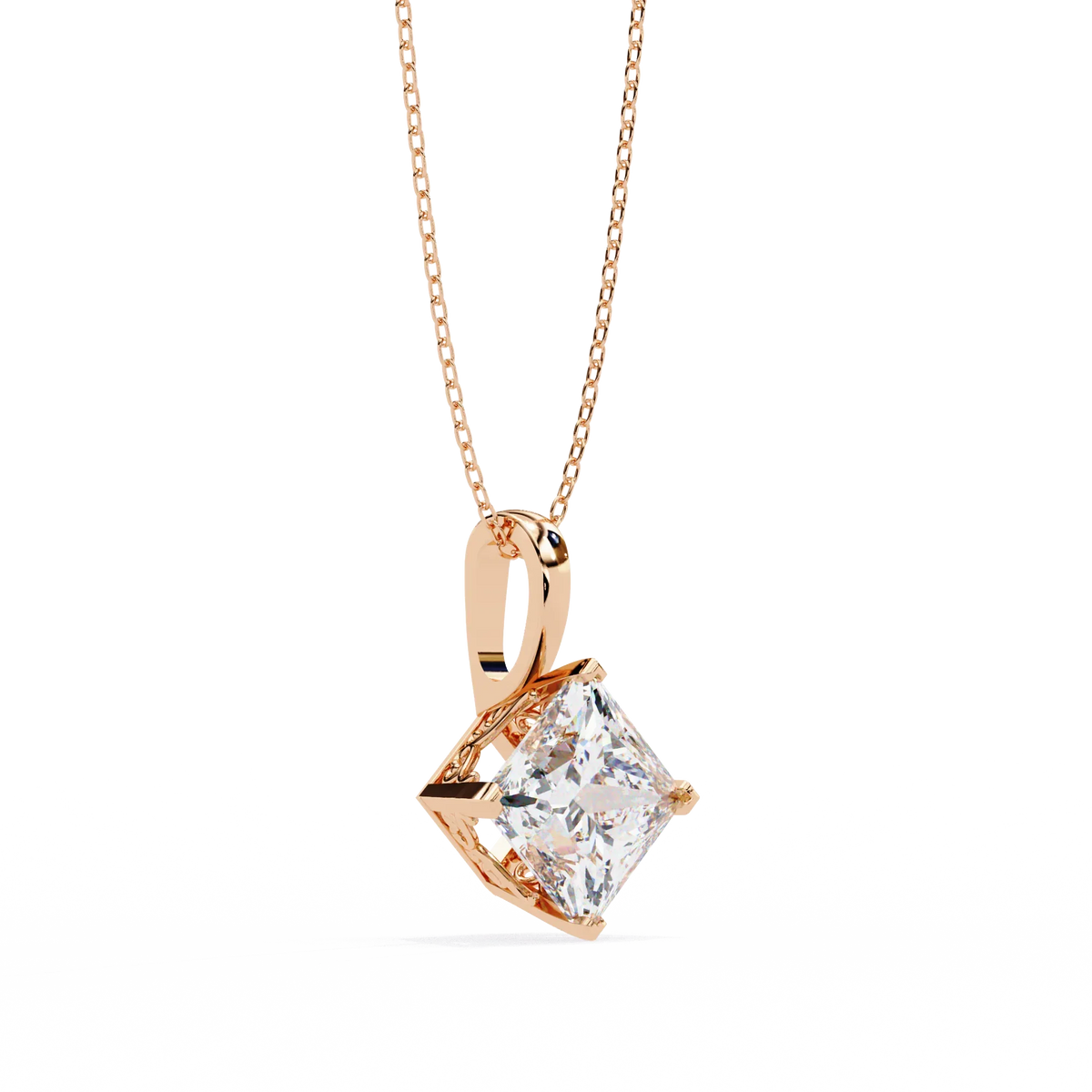 Nova Princess Lab-Grown Diamond Pendant - Ophiratbf