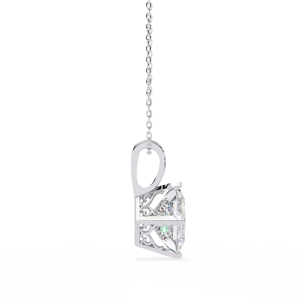 Nova Princess Lab-Grown Diamond Pendant - Ophiratbf