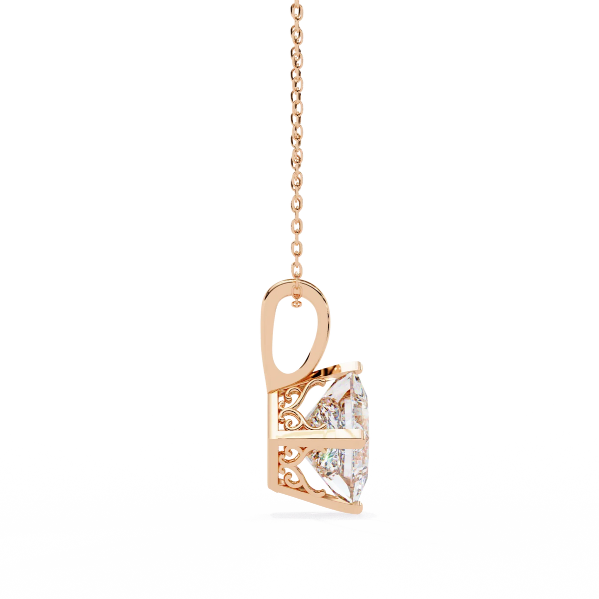 Nova Princess Lab-Grown Diamond Pendant - Ophiratbf