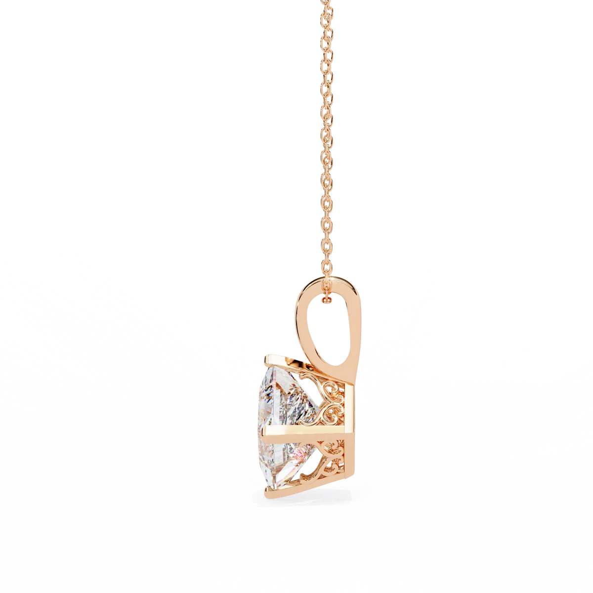 Nova Princess Lab-Grown Diamond Pendant - Ophiratbf