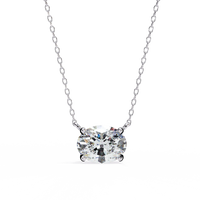 Elowen Oval Lab-Grown Diamond Necklace - Ophiratbf