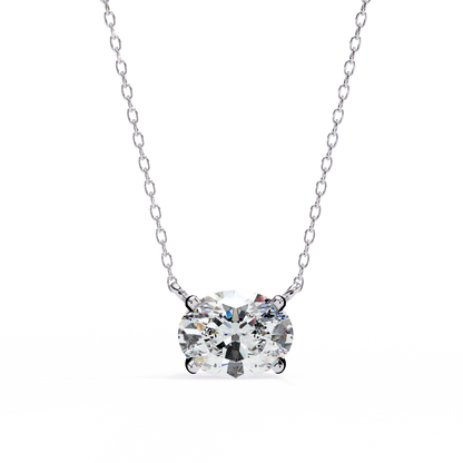 Elowen Oval Lab-Grown Diamond Necklace