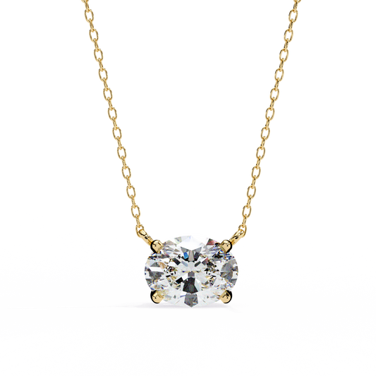 Elowen Oval Lab-Grown Diamond Necklace