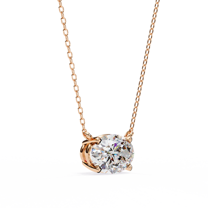 Elowen Oval Lab-Grown Diamond Necklace
