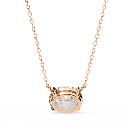 Elowen Oval Lab-Grown Diamond Necklace