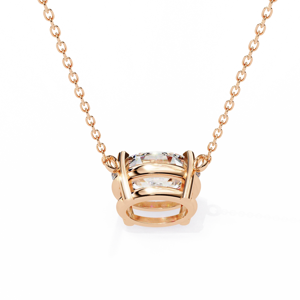 Elowen Oval Lab-Grown Diamond Necklace - Ophiratbf