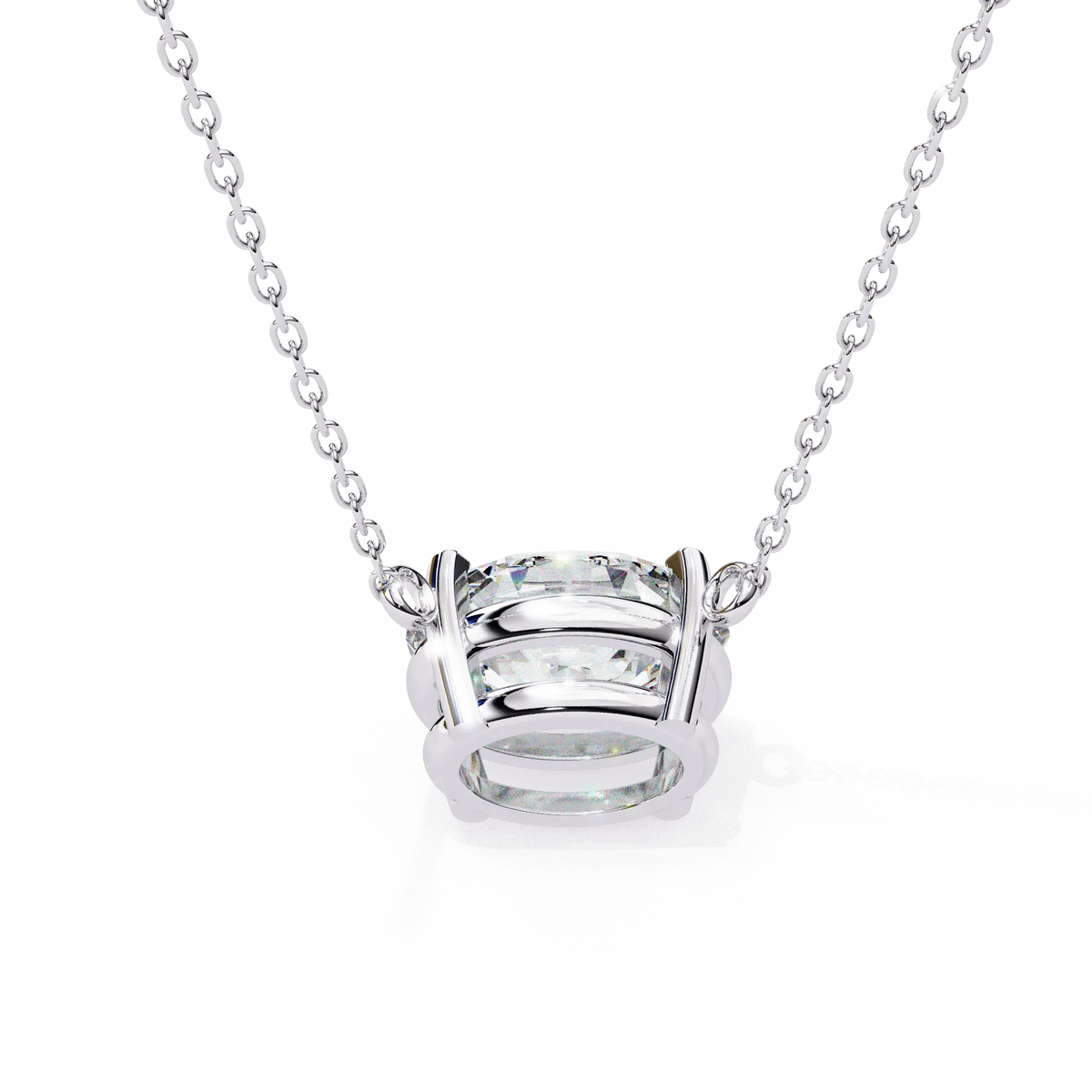 Elowen Oval Lab-Grown Diamond Necklace - Ophiratbf