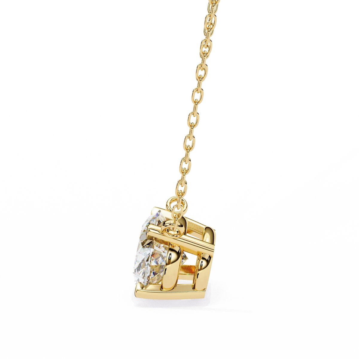 Elowen Oval Lab-Grown Diamond Necklace - Ophiratbf