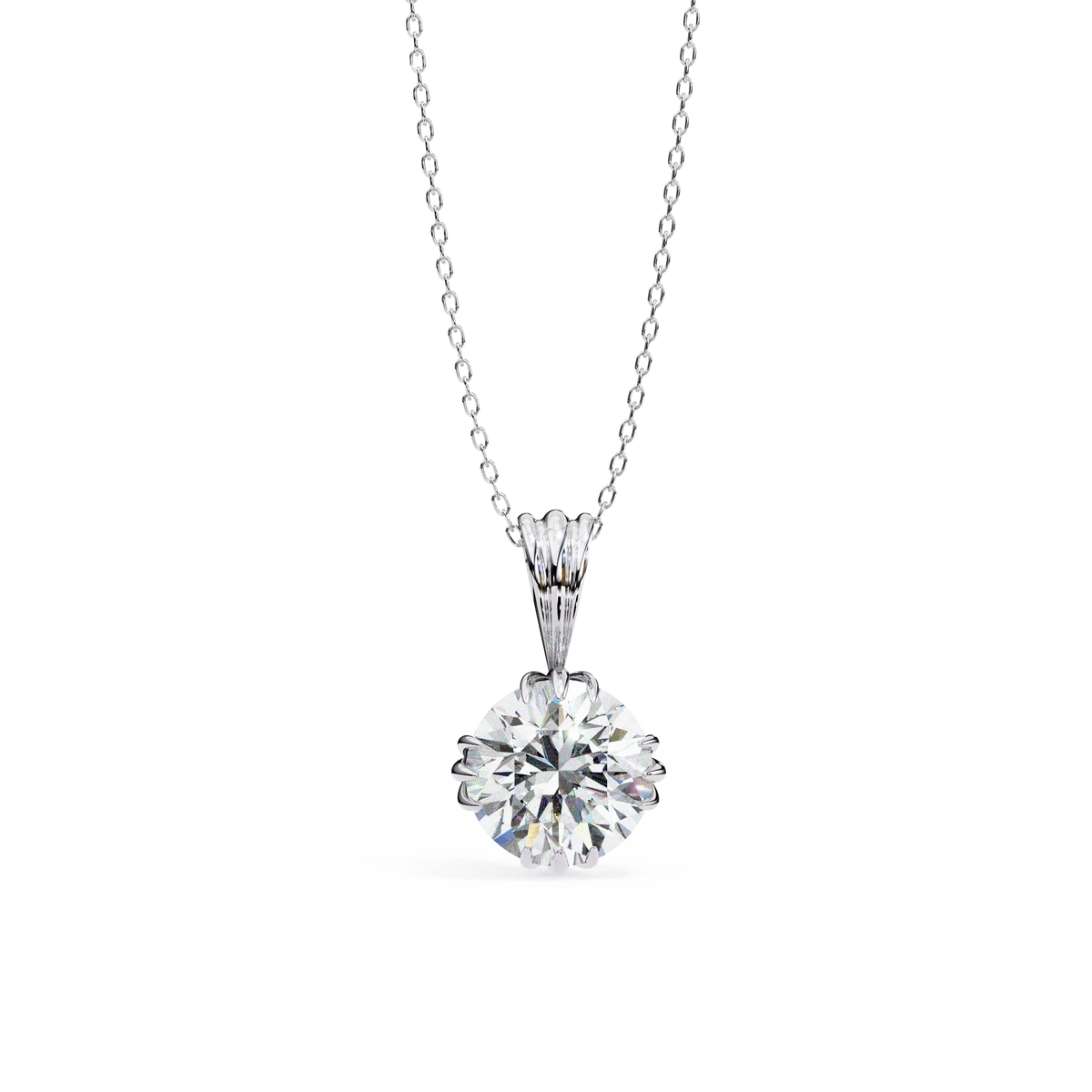 Fleur Radiance Lab-Grown Diamond Pendant - Ophiratbf