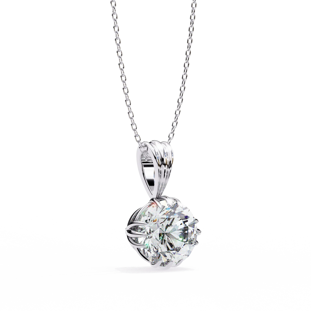 Fleur Radiance Lab-Grown Diamond Pendant - Ophiratbf