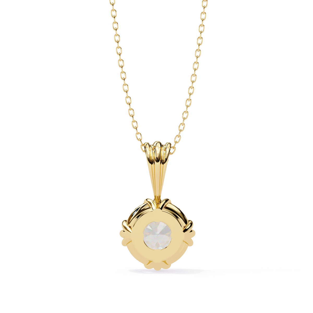 Fleur Radiance Lab-Grown Diamond Pendant - Ophiratbf
