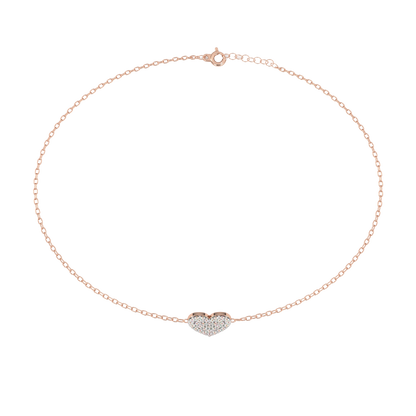 LoveGlow Lab Grown Diamond Heart Bracelet
