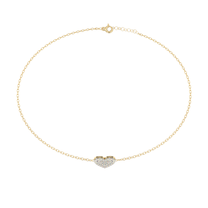 LoveGlow Lab Grown Diamond Heart Bracelet