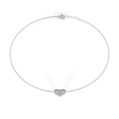 LoveGlow Lab Grown Diamond Heart Bracelet