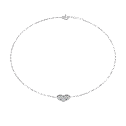 LoveGlow Lab Grown Diamond Heart Bracelet