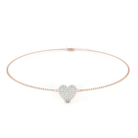 LoveGlow Lab Grown Diamond Heart Bracelet - Ophiratbf