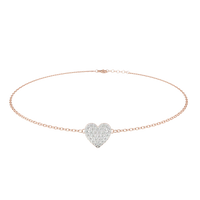 LoveGlow Lab Grown Diamond Heart Bracelet - Ophiratbf