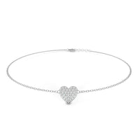 LoveGlow Lab Grown Diamond Heart Bracelet - Ophiratbf