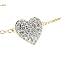 LoveGlow Lab Grown Diamond Heart Bracelet - Ophiratbf