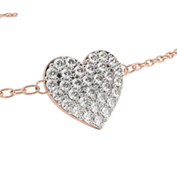 LoveGlow Lab Grown Diamond Heart Bracelet - Ophiratbf