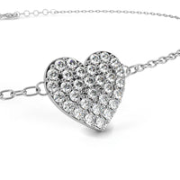 LoveGlow Lab Grown Diamond Heart Bracelet - Ophiratbf