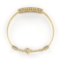 Alterno Princess & Round Lab Grown Diamond Bracelet - Ophiratbf