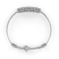 Alterno Princess & Round Lab Grown Diamond Bracelet - Ophiratbf