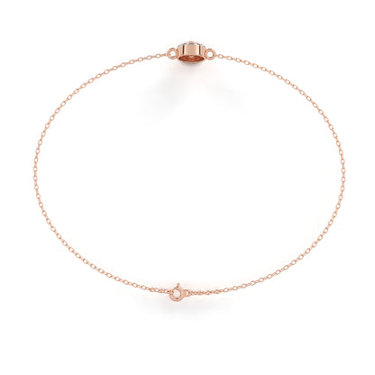 Lumière Halo Lab Grown Diamond Chain Bracelet