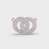 Intertwined Diamond Circles Pendant - Ophiratbf