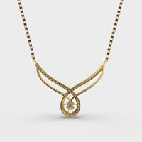 Flora and Drop Mangalsutra (With Chain) - Ophiratbf
