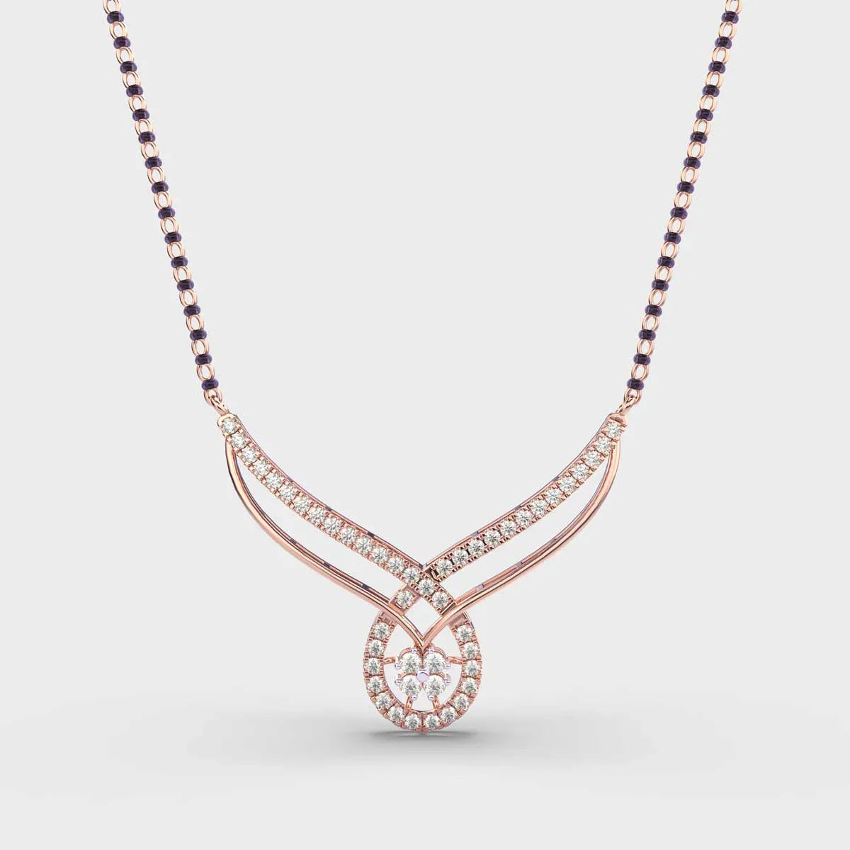 Flora and Drop Mangalsutra (With Chain) - Ophiratbf