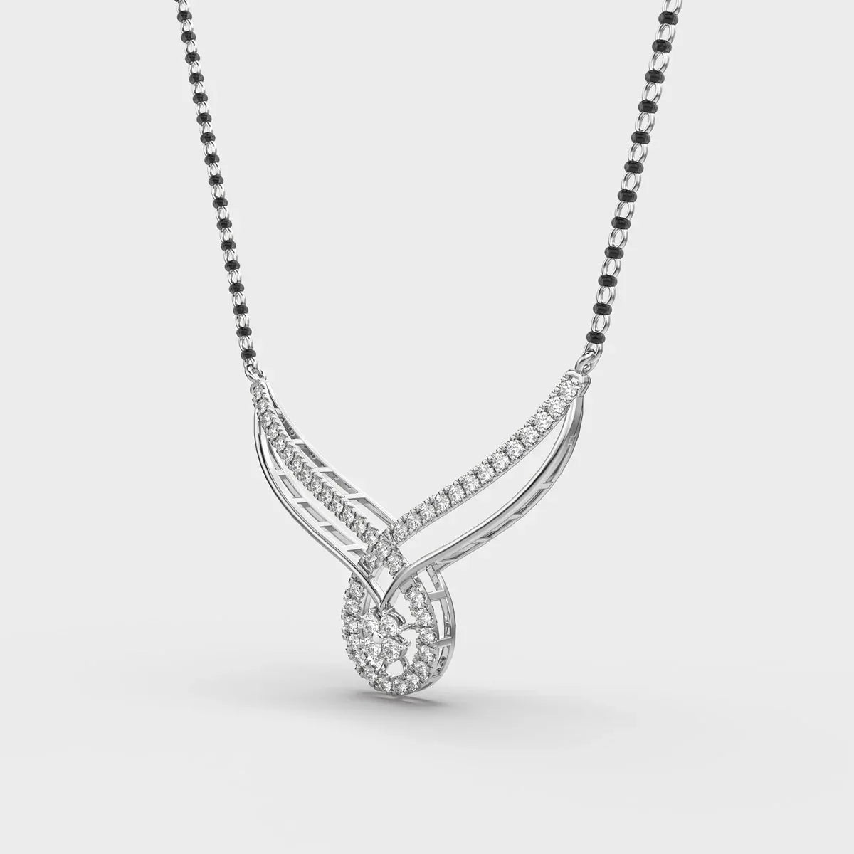 Flora and Drop Mangalsutra (With Chain) - Ophiratbf