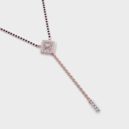 Cute Cube Diamond Pendant (With Chain)
