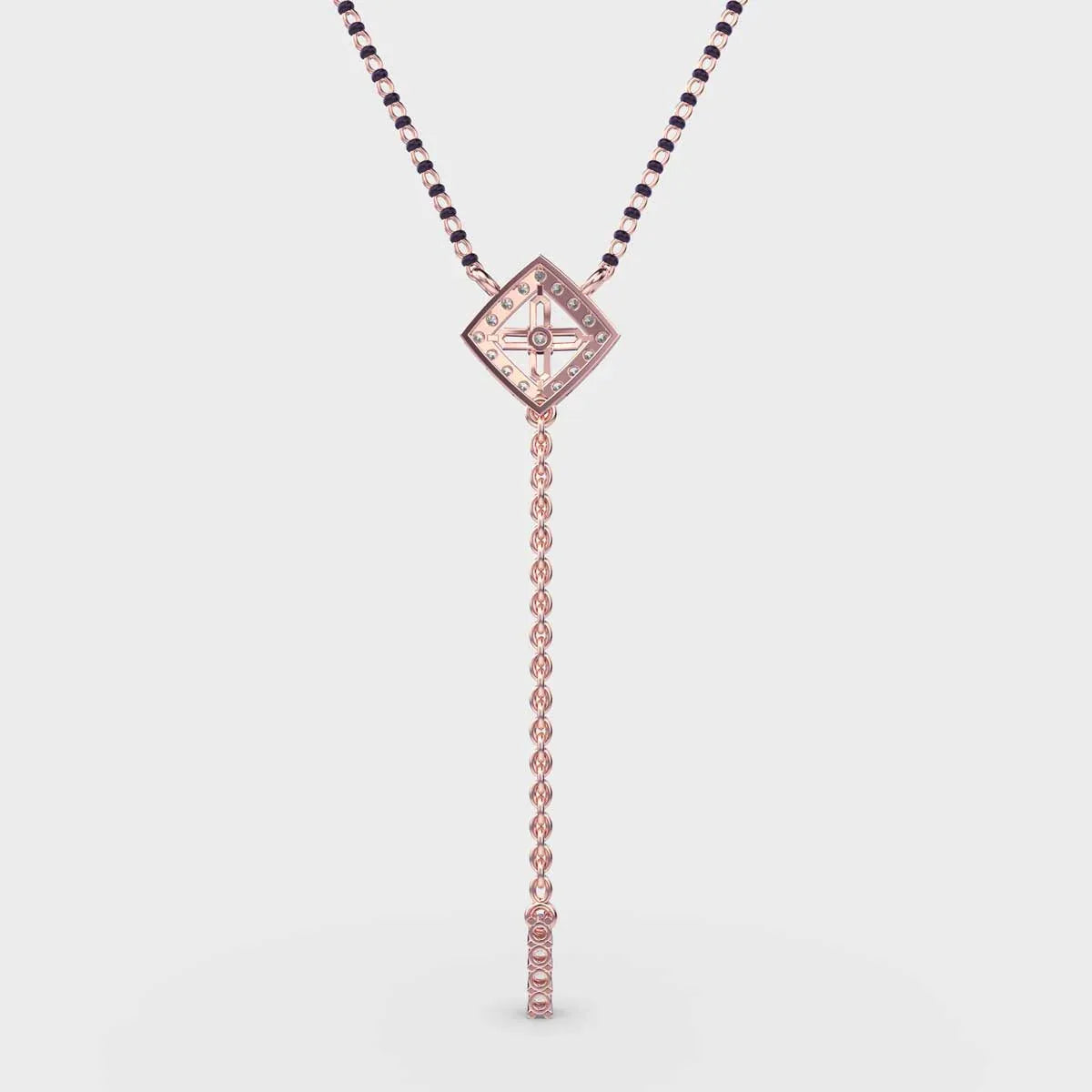 Cute Cube Diamond Pendant (With Chain) - Ophiratbf