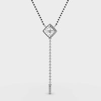 Cute Cube Diamond Pendant (With Chain) - Ophiratbf