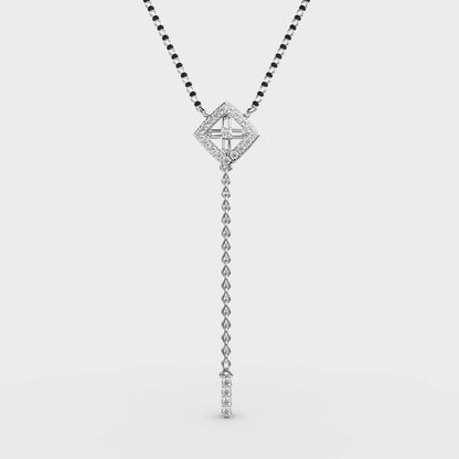 Cute Cube Diamond Pendant (With Chain)