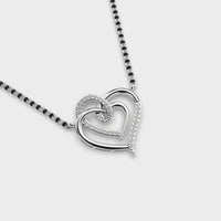 Connected Hearts Diamond Mangalsutra (With Chain) - Ophiratbf