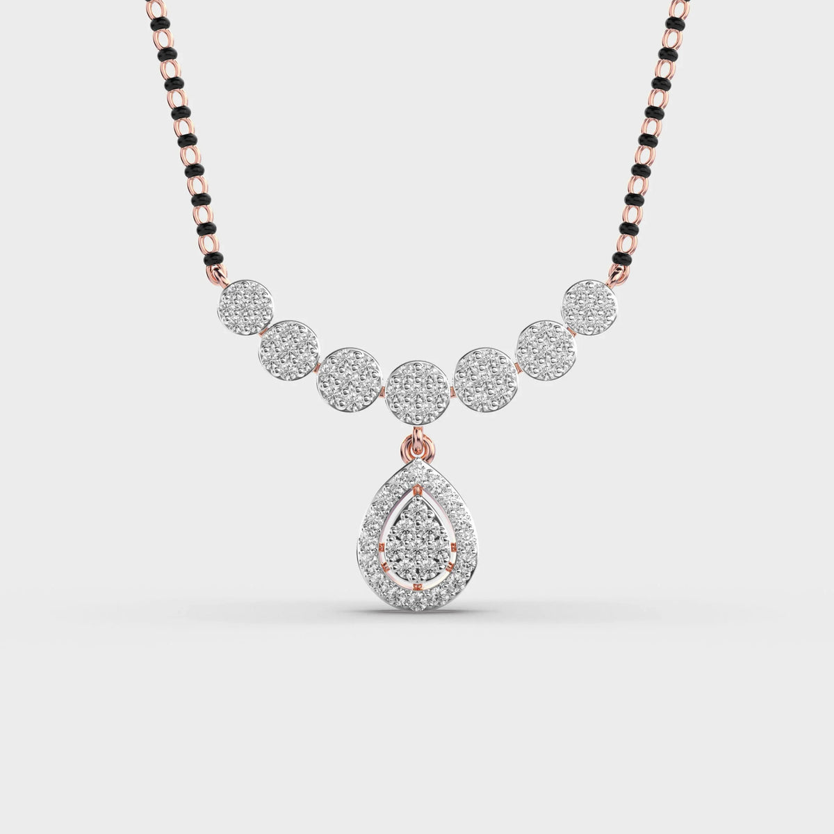 Graceful Drop Mangalsutra Pendant - Ophiratbf