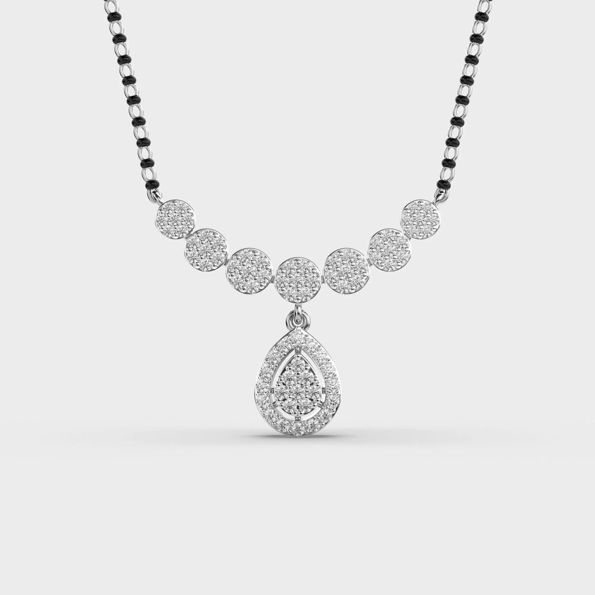 Graceful Drop Mangalsutra Pendant - Ophiratbf