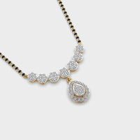 Graceful Drop Mangalsutra Pendant - Ophiratbf