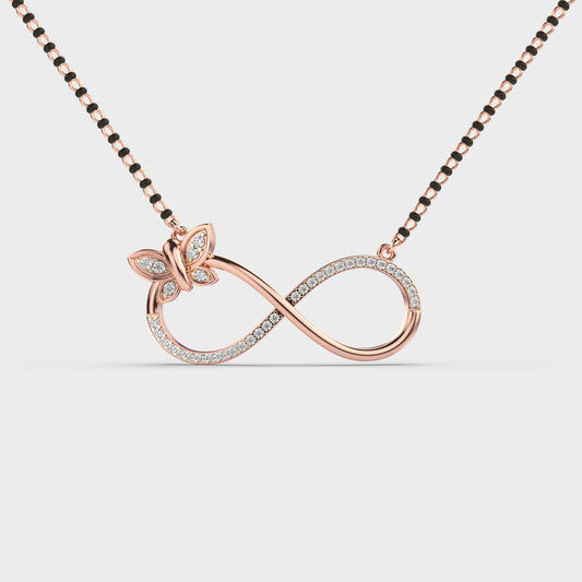 Infinity Butterfly Pendant