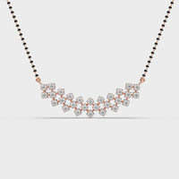 Crystal Halo Diamond Pendant (With Chain) - Ophiratbf