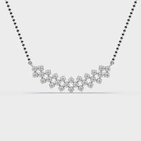 Crystal Halo Diamond Pendant (With Chain) - Ophiratbf