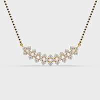 Crystal Halo Diamond Pendant (With Chain) - Ophiratbf