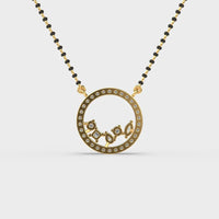 Velvet Circle Diamond Pendant - Ophiratbf