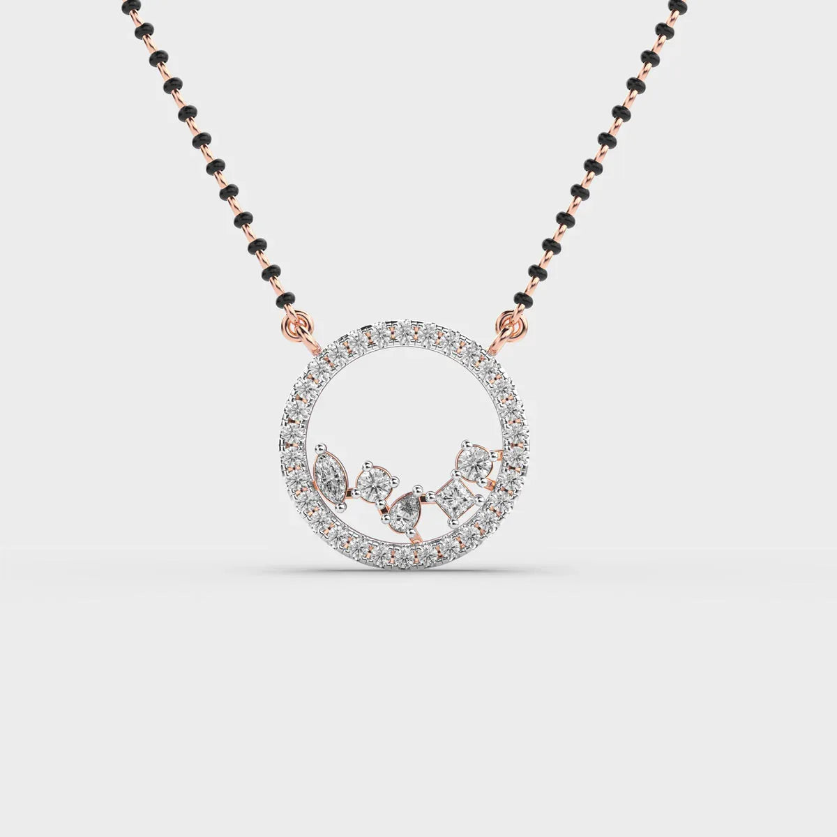 Velvet Circle Diamond Pendant - Ophiratbf