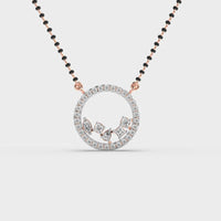 Velvet Circle Diamond Pendant - Ophiratbf